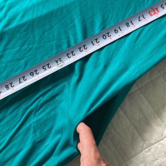 J. Jill Teal Sleeveless A-Line Flowy Maxi Dress Pockets XS - Picture 10 of 10